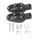 thumbnail image 1 of Repose-pieds arrière universels antidérapants en alliage d'aluminium pour moto, noir, 1 of 4
