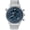 Blue, variant on Men Chronograph Watch Stainless Steel Band Gray Dial 42mm Date Business Dress Wristwatch