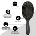 thumbnail image 4 of Cepillo de pelo FRAMAR Soft Boar Bristle para mujer - Negro, 4 of 7