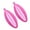 Hot Pink, variant on Motique Accessories Set of Two Hot Pink 5 inch Banana Clip Hair Clincher Rounded Edges Hair Comb