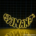 thumbnail image 2 of Glowneon Banana Art Neon Sign, Banana Led Light, Banana Shaped Decor, Beach Bar Party Décor, 2 of 4