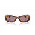 thumbnail image 2 of Miu Miu SMU 11WS Honey Havana/Light Purple Brown (14L20I) Sunglasses, 2 of 4