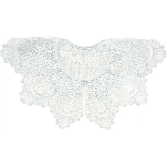 YooGuoGuo Retro Hollow Out Lace Floral False Collar Detachable Fake Collar for Women Girl