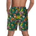 thumbnail image 4 of Uemuo Cute Tribal Leopards Pattern Mens Swim Trunks Quick Dry Board Shorts with Mesh Lining, Stretch Beach Shorts Quick Dry No-Chafing Board Shorts-Medium, 4 of 9