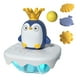 thumbnail image 1 of Juguete de baño para bebé con 4 cabezales de pulverización de agua, juguete de pingüino para baño de bebé, juguete de chorro, juguetes de agua, 1 of 5