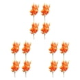 thumbnail image 1 of Naiovety Ramo de flores artificiales de 4 piezas Bajo mantenimiento e interior o exterior Fácil de limpiar Flores falsas Eucalipto naranja Type1 NO1, 1 of 6