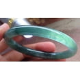 thumbnail image 3 of Certified Icy Green Burma Natural A JADE Jadeite Circle Bangle Bracelet 56 mm 657985 TN, 3 of 12