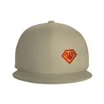 thumbnail image 3 of DouZhe Flat Brim Cap Snapback Hat, Super Dad Father's Day Prints Adjustable Yellow Adult Baseball Cap, 3 of 6