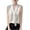 White, variant on Women's Sleeveless V-Neck Satin Blouse, Tie-Neck Flowy Ribbon Top, Nylon-Spandex Casual Tank for Work & Daily Wear