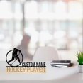 thumbnail image 3 of Handmadetneonsign Custom Hockey Player Desk Name Plate, Hockey Player Metal Nameplate For Desk, 3 of 4