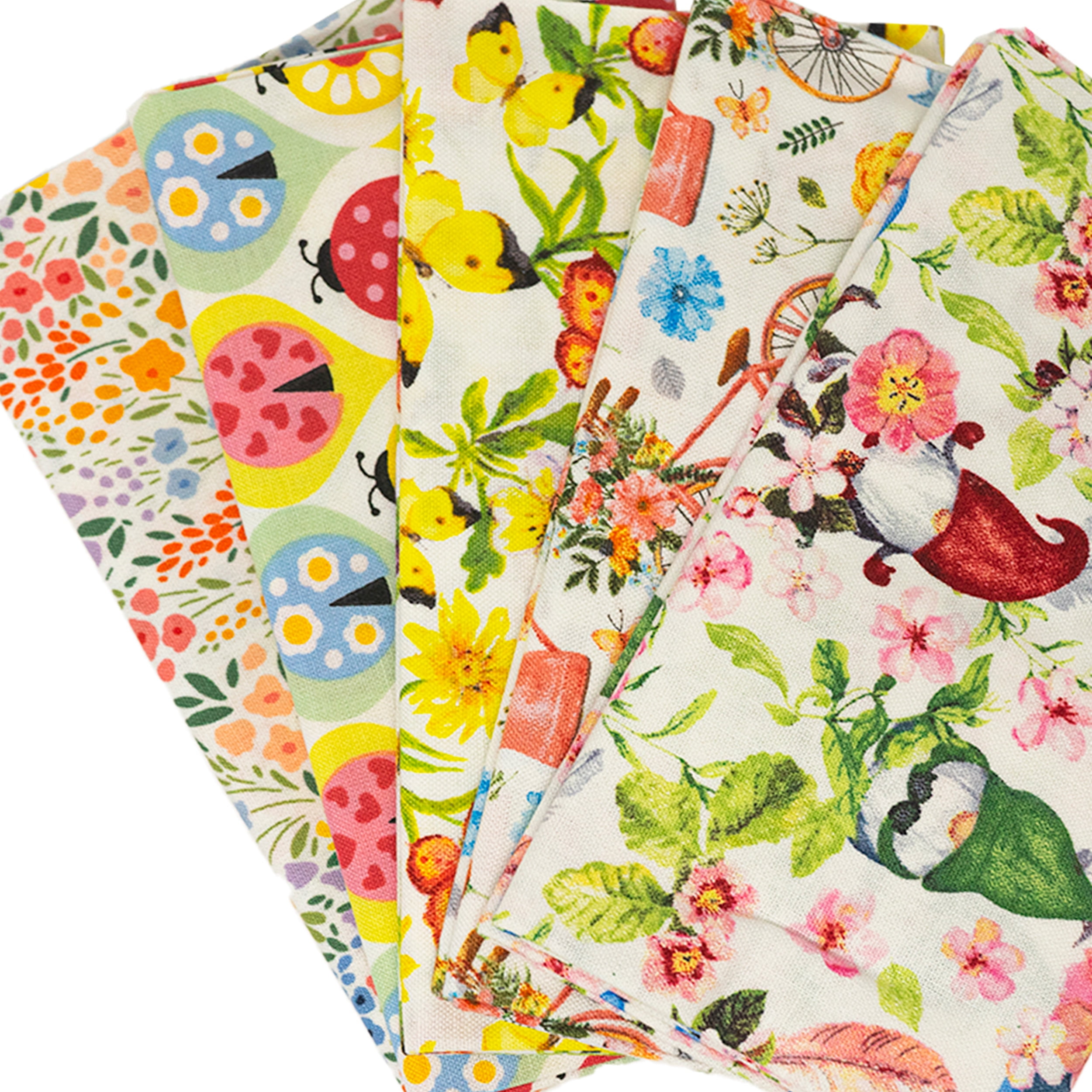 Singer, 100% Cotton, Spring Gnome 5Pc Bundle