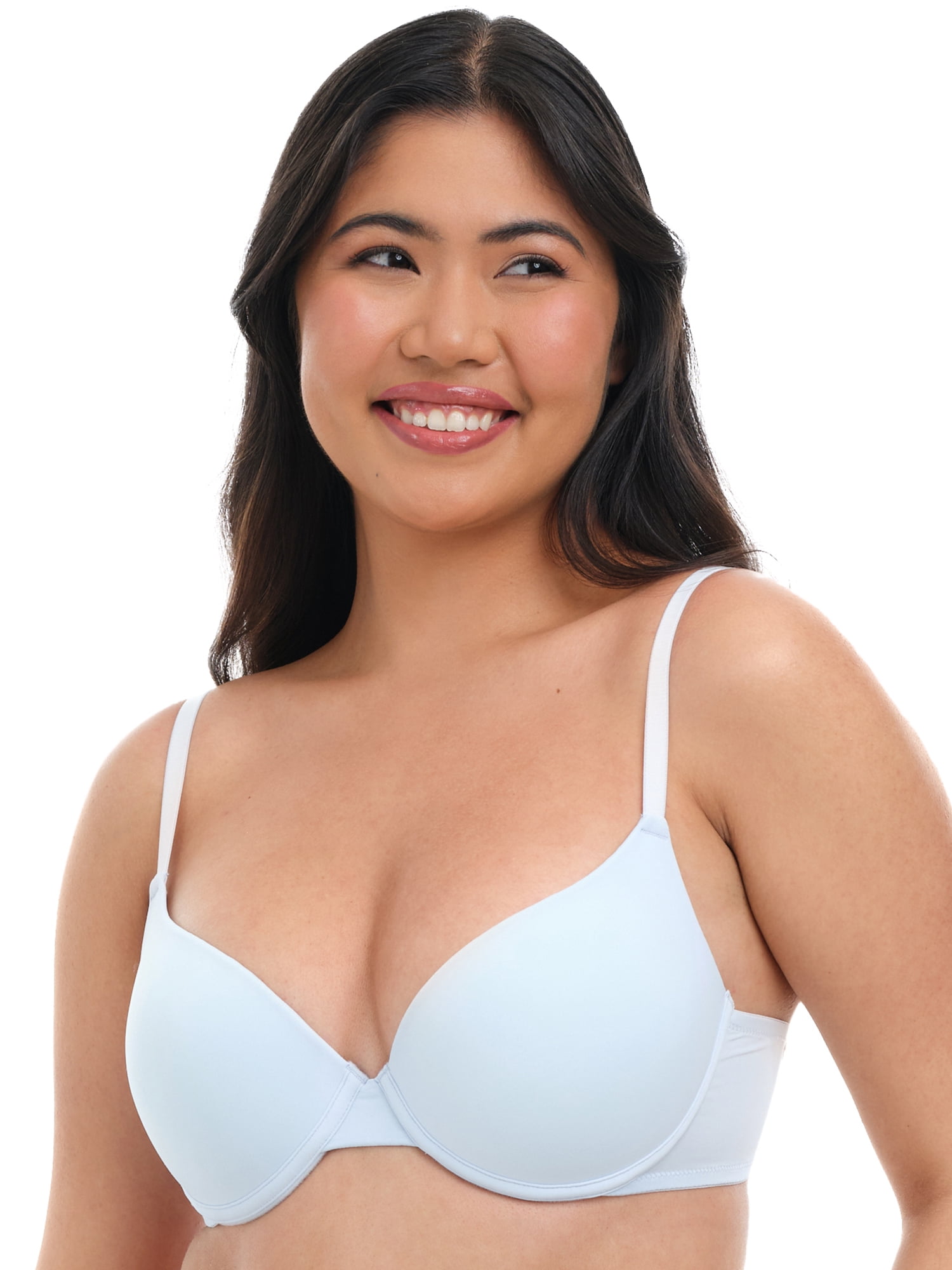 No Boundaries Women’s Smooth Micro Push Up Bra, Sizes 34AA-42DD