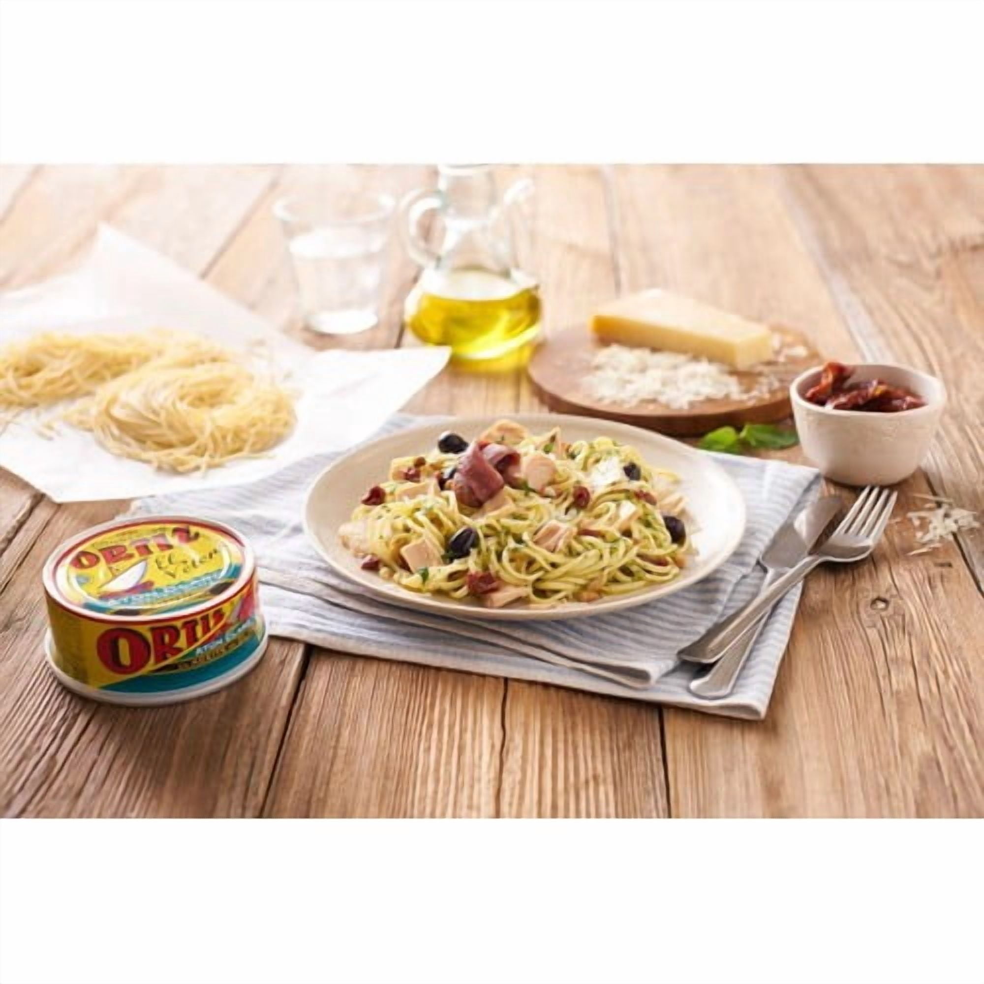 Brindisa Ortiz Yellowfin Tuna Fillet in Olive Oil 3 x 92g, British Import (Pack of 3)