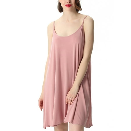 

Beiwei Ladies Oversized Sleeveless Nightgowns Scoop Neck Soft Pajama Women Plus Size Nightshirt Sleepwear