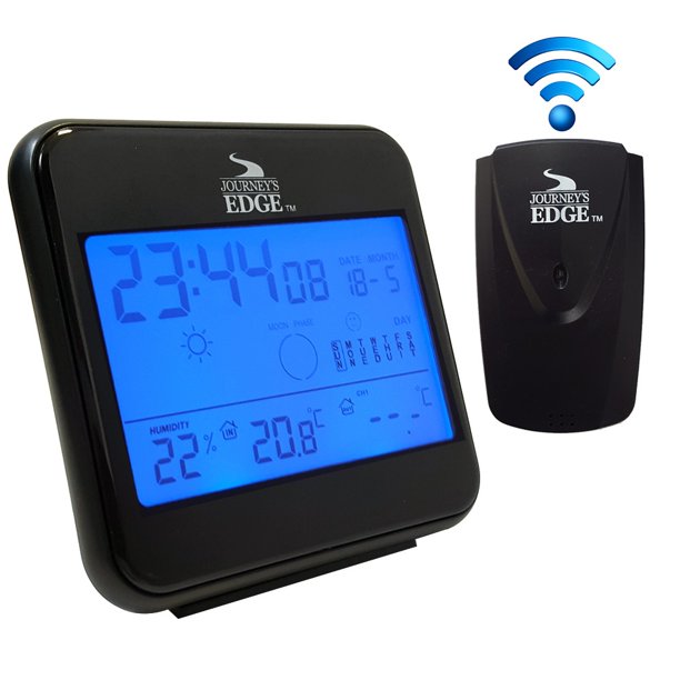 journey's edge wireless weather station outdoor temperature with built
