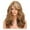 Brown, variant on AFUADF 3-color Women's Multicolor Long Curly Hair Bangs Chemical Fiber,Wigs Human Hair