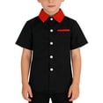 thumbnail image 2 of UACY Boys Button Down Shirt, Boy Fashion Casual Dress Shirts, Short Sleeve Button Up Shirt for School, Outdoor ﻿, 2 of 4