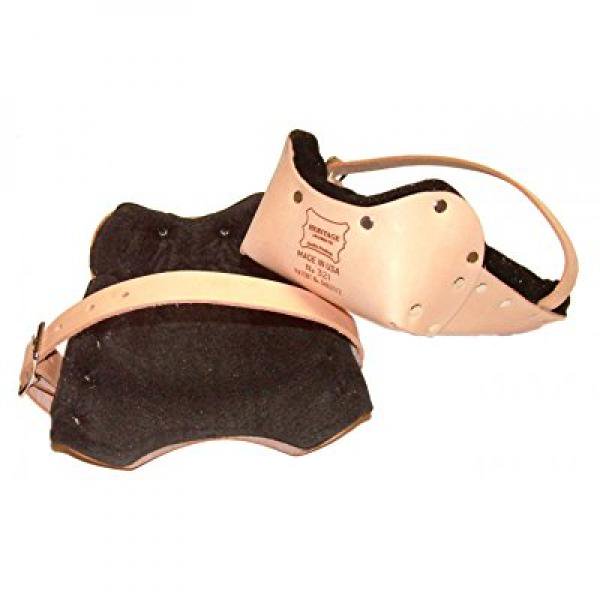 Heritage Leather 321 Easy Walk Double Felt Leather Knee Pads Walmart