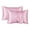 Pink, variant on Hiroekza 2-Pack Premium Emulation Silk Satin Pillowcases - Beauty & Hair Care, Comfortable & Breathable, Anti-Pilling (Multiple Colors) Gray