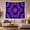 Amethyst Star, variant on Kaleidoscopic Mandala in Cosmic Nebula, Mystical Psychedelic Art for Space Lovers, Celestial Home Decor Housewarming Gift Tapestry Wall Hanging for Meditation Room, Living Room and Dorm