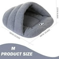 thumbnail image 3 of Bed | Cat Sleeping Warm Bed In Winter Semi Covered Soft Cat Hole Portable Puppy Hole Bed Foldable And Comfortable Bed For Cats And Rabbits., 3 of 5