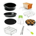 thumbnail image 5 of Air Fryer Accessories Set - 6, 7, 8 Inch - 9 PCS Non-Stick Coating with BPA-Free - for Air Fryer, 5 of 5