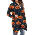 thumbnail image 6 of Womens Halloween Cardigan Casual Lightweight Long Sleeve Open Front Cardigans with Funny Print Fall Winter Holiday Party Outerwear, 6 of 7