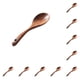 thumbnail image 2 of Matsuzay Utensilios de cocina de elegantes marrones para herramientas esenciales unisex para cocinar en casa cuchara de ensalada fácil de Cuchara De Ensalada 10Conjunto, 2 of 6
