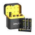 thumbnail image 1 of Pilas AAA recargables Imuto Lithium, paquete de 8 con cargador, 1 of 8