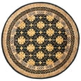 thumbnail image 2 of SAFAVIEH Classic Grozda Oriental Wool Area Rug, Green/Apricot, 3'6" x 3'6" Round, 2 of 7