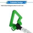 thumbnail image 4 of Unique Bargains Front/Rear Triangle Tow Hooks, Bumper Screw-on Tow Hook for Japanese Car Folding Racing Trailer Hook Aluminum Alloy Iron Green, 4 of 7