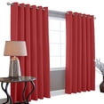 thumbnail image 1 of Cortinas Blackout MELOCOTTON HOGAR 275cm Ancho X 215cm De Largo 2 Paneles 100% Microfibra Poliéster ROJO, 1 of 6