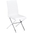 thumbnail image 1 of Best Master Furniture Timber Stainless Steel Dining Chairs, White (Set of 2), 1 of 1