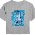 thumbnail image 3 of Lilo & Stitch - Stitch Stack - Juniors Cropped Graphic T-Shirt, 3 of 5