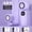 Purple, variant on Qonioi Portable Handheld Mini Fan 6 Speeds, USB Rechargeable Blower with LED Display, Powerful Mini Breeze with Lanyard for Travel Outdoor