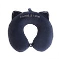 Cat ears memory foam Ushaped pillow slow rebound car neck pillow