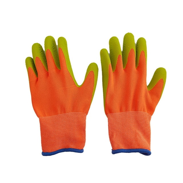 Kids Protective Gloves Durable Waterproof Garden Gloves Anti Bite Cut Collect Seashells Protector Planting Work Gadget Children ,Breathable Comfort