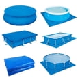 thumbnail image 1 of Luniquz Rectangle Pool Cover, Rectangle Swimming Pool Solar Cover,Frame Durable Dustproof Rainproof Pool Cover for Inflatable Family Pool Paddling Pools and Outdoor Villa Garden, 1 of 7
