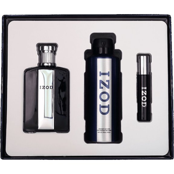 IZOD By Phillips Van Heusen For Men Set: Eau de Toilette   Eau de Toilette   Deodorant Body Spray 3.4oz 0.5oz 6.8oz New