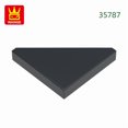 thumbnail image 1 of 400Pcs/lot Special Tile Modified 2x2 Aperture Free Triangular Block Moc Accessories Compatible with 35787 Brick DIY Toy 75.Black about400pcs, 1 of 6