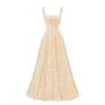 thumbnail image 1 of Vestido de fiesta Miao Duo Champagne con lentejuelas en A, talla grande 24w, 1 of 7