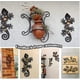 thumbnail image 3 of Adornos de pared de metal con forma de geco para exteriores, adornos de jardín para patio o cerca, 15 pulgadas de largo, 3 of 5