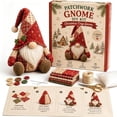 thumbnail image 1 of HWRETIE Diy Patchwork Gnome Kit,Craft Your Own Gnome,Complete Sewing Set for Home Decor,Festive Holiday Gift, 1 of 7