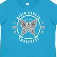 thumbnail image 4 of Inktastic Brain Cancer Awareness with Grey Ribbon and Butterfly Boys or Girls Toddler T-Shirt, 4 of 5