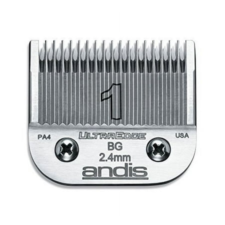 Andis 64070 UltraEdge Carbon-Infused Steel Detachable Clipper Blade, Size 1, 3/32-Inch Cut Length