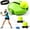 Green, variant on Solo Tennis Trainer Rebound Ball with String, Portable Tennis Practice Rebounder Trainer Set, Self Training Tool with Weighted Base for Home Backyard Tennis Ball Practice Equipment(Pink)
