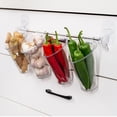 thumbnail image 2 of Clear Refrigerator Organizer Bins Set of 5 Fridge Organizers Multifunctional Fridge Storage Bin BPA Free Organizer Clear Kitchen Side Door Cabinet Pantry Container handy, 2 of 7