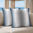 thumbnail image 5 of Pillow Covers 20x20 Set of 2, Navy Blue Grey Square Throw Pillow Covers for Couch/Sofa/Living Room, Gray Farmhouse Modern Rustic Decorative Soft Pillowcases for Couch Throw Pillows with Hidden Zipper, 5 of 9