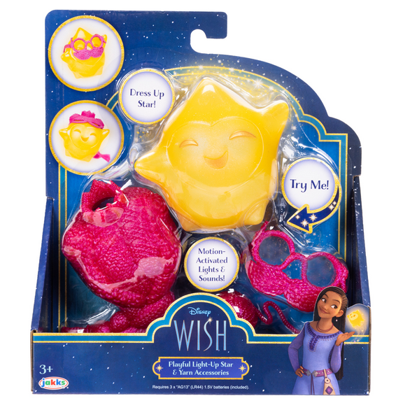 Wish Playful Light-Up Star, Yarn Accessories, Doll Accessories