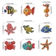 thumbnail image 1 of 9 Uds. De Pegatinas Antideslizantes Para Bañera De Dibujos Animados, Pegatinas Del Mundo Del Océano, Baño Para Niños, Bañera De Bebé ANGGREK Bathroom Stickers, 1 of 8
